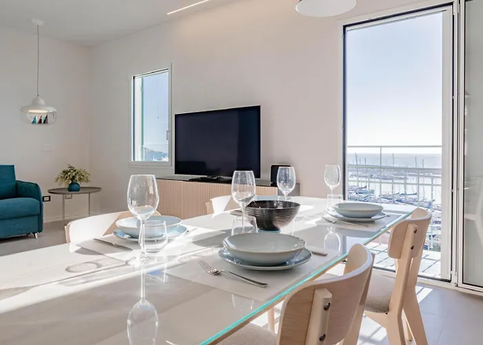 Lägenhet Zaffiro Attico Sanremo- Stunning View Terrace